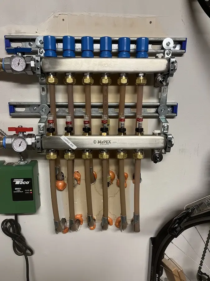 Plumber performing Leak Detection at a residential property in Fountain Valley